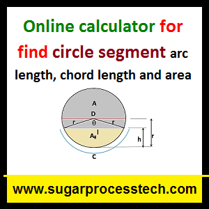 area of segment